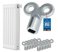 KOTARBAU® 10 x Llaves de Purga para radiadores, Llave de radiador, Llave para ventilación y Purga de radiadores, Llaves de purgado de calefacción, Llave Universal para Purga de Aire, 10 uds