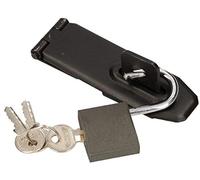 KOTARBAU 1A-2CQX-GZ57 Pestillo de Puerta, Negro, 95 mm