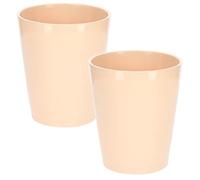KOTARBAU® 2 x Macetero de cerámica para orquídeas H 150 mm, Maceta para orquídeas, Maceta de Ceramica, Tiesto de Flores y Plantas, Maceta Rosa Pastel, Tiesto de cerámica esmaltada, Juego de Macetas