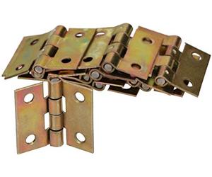 KOTARBAU® 25 x Bisagras de acero inoxidable para muebles, 20x25 mm, Bisagra de libro, Conectores, Bisagra plegable de doble hoja, Bisagra multiuso para cajas de madera, Galvanizada, 25 UNIDADES