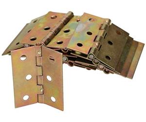KOTARBAU® 25 x Bisagras de acero inoxidable para muebles, 50 x 40 mm, Bisagra de libro, Conectores, Bisagra plegable de doble hoja, Bisagra multiuso para cajas de madera, Galvanizada, 25 UNIDADES