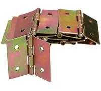 KOTARBAU® 50 x Bisagras de acero inoxidable para muebles, 35x35 mm, Bisagra de libro, Conectores, Bisagra plegable de doble hoja, Bisagra multiuso para cajas de madera, Galvanizada, 50 UNIDADES