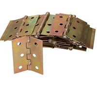 KOTARBAU® 50 x Bisagras de acero inoxidable para muebles, 50 x 40 mm, Bisagra de libro, Conectores, Bisagra plegable de doble hoja, Bisagra multiuso para cajas de madera, Galvanizada, 50 UNIDADES