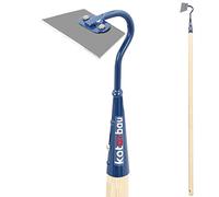 KOTARBAU® Azada de metal 140mm, Azada binadora para jardinería, Azada para mullir, airear y desherbar, Herramientas de jardín para tierra, Azada con mango largo para escardar, quitar las malas hierbas