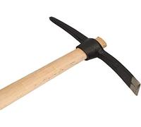 KOTARBAU® Azada en cruz (1,5 kg, 440 mm, con mango de madera, pionera, pionera, pionera, pionera, pionera, pionera, plana, para aflojar suelos duros)