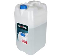 KOTARBAU® Bidón de agua de 30 l sin grifo, de plástico, para alimentos, de PVC, con tapón de rosca, bidón de agua potable