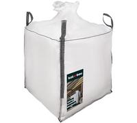 KOTARBAU® Big Bag Sacos de 90 x 90 x 160 cm, saco de basura de jardín, delantal estable y embudo de 1000 kg, polipropileno para cargas pesadas, bolsas de residuos de jardín, bolsas de residuos, sacos