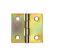 KOTARBAU® Bisagra de acero inoxidable para muebles, 30 x 30 mm, 1 UNIDAD, de libro, Conectores de bisagras, plegable de doble hoja, multiuso para cajas de madera, Galvanizada