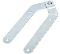 KOTARBAU® Bisagra de escalera, 200 x 25 mm, Accesorio para escalera de madera, Plegable, Galvanizada, Resistente, Segura