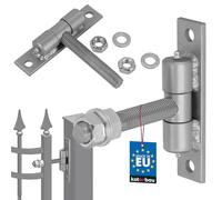 KOTARBAU® Bisagra de perno ajustable Ø 20 mm, Bisagra con soporte de tornillo, Bisagra para puertas para atornillar, Herrajes para puertas ajustables, Bisagra ajustable para portones