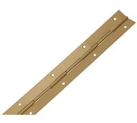 KOTARBAU® Bisagra de Piano para Fijar Tapas y Puertas, 31mm x 30cm, Resistente bisagra con Agujeros de Montaje, Dorado, Divisible, Cortable, Bisagra Continua para Muebles