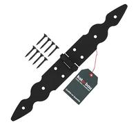 KOTARBAU® Bisagra de puerta de 150 x 150 x 35 mm de acero pulverizado, bisagra de puerta, bisagra de puerta negra, bisagra de ventana, bisagra de madera, puerta de jardín, bisagra para cajón, herraje