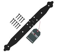 KOTARBAU® Bisagra de puerta de 150 x 200 x 35 mm de acero pulverizado, bisagra de puerta, bisagra de puerta negra, bisagra de ventana, bisagra de madera, puerta de jardín, bisagra para cajón, herraje