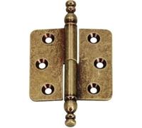 KOTARBAU® Bisagra Decorativa para Muebles 45x45 mm, Bisagra Izquierda, Bisagra latón Viejo, Bisagra para Puertas de Muebles, Bisagra Universal, Bisagra extraíble, Inoxidable, Bisagra de gabinete