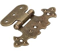 KOTARBAU® Bisagras para Muebles, Bisagra de Acero Inoxidable, Bisagra de Libro para Puertas de Muebles, Bisagra de Doble Hoja, Latón Viejo, Conector Multiuso, Bisagra para Cajas, Decorativa, Retro