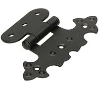 KOTARBAU® Bisagras para Muebles, Bisagra de Acero Inoxidable, Bisagra de Libro para Puertas de Muebles, Bisagra de Doble Hoja, Negro, Conector Multiuso, Bisagra para Cajas, Decorativa, Retro