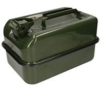 KOTARBAU® Bote de Gasolina 10L Plano de Metal per Combustible Gasolina con Asa para Transportar y Almacenar Líquidos Profesional Verde Oscuro