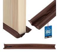 KOTARBAU® Burlete Bajo Puerta - Espuma de Polietileno - 95 cm - Marrón - Burletes Puertas de Entrada - 30 mm - Doble Aislamiento - Protector Bajo Puerta - Fácil de Cortar - Cortavientos para Puertas