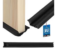KOTARBAU® Burlete Bajo Puerta - Espuma de Polietileno - 95 cm - Negro - Burletes Puertas de Entrada - 30 mm - Doble Aislamiento - Protector Bajo Puerta - Fácil de Cortar - Cortavientos para Puertas