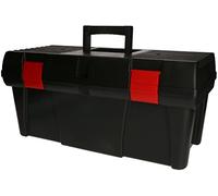 KOTARBAU® Caja de herramientas 20" 50 cm, Caja herramientas plástico, Bandeja extraíble, Organizador de herramientas, Asa de transporte, Maletín para herramientas, Caja de plástico resistente
