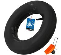 KOTARBAU® Cámara de Aire para Carretilla - Goma - 4.00-8 - Negro - ⌀ 33 cm - Válvula Recta - Recambio Carretilla - Resistente A Pinchazos