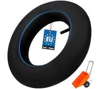 KOTARBAU® Cámara de Aire para Carretilla - Goma - 4.00-8 - Negro - ⌀ 35 cm - Válvula Recta - Recambio Carretilla - Resistente A Pinchazos