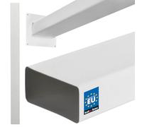 KOTARBAU® Canal Plano de 110 mm x 55 mm, conducto de ventilación de plástico, 150 cm de Longitud, Sistema de Canales Planos eficientes para una ventilación óptima, Canal Plano