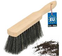 KOTARBAU® Cepillo Mano - Cepillo con Mango de Madera - Natural - Escoba de Mano Madera - 29 cm - Escobilla - Escoba Pequeña