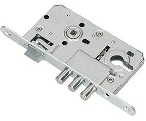 KOTARBAU® Cerradura de Embutir 72/50 mm Cerradura de Seguridad Universal L/R para Interior/Exterior