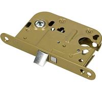 KOTARBAU Cerradura empotrable 72/45 mm, DIN izquierda/derecha, cilindro perfilado universal, cerradura para puerta de habitación de acero con recubrimiento de polvo, resistente latón