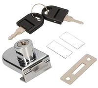 KOTARBAU Cerradura para puertas de cristal, oficina, cristal péndulo push-pull para gabinete de vino, vitrinas, muebles, cerradura centralizada