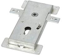 KOTARBAU® Cerradura para Puertas de Garaje batientes, Puertas de Entrada a almacenes, rejas, Cerradura de embutir, Cerradura para Puertas y portones 60 mm, Cerradura para portones y Puertas de Acceso