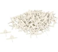 KOTARBAU® Crucetas para juntas 1,5 mm, 100 UNIDADES, Distanciadores de plástico, Espaciadores de baldosas para lechadas, Cruces para colocar azulejos, Clips