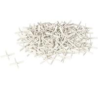 KOTARBAU® Crucetas para juntas 1 mm, 150 UNIDADES, Distanciadores de plástico, Espaciadores de baldosas para lechadas, Cruces para colocar azulejos, Clips