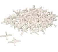 KOTARBAU® Crucetas para juntas 3,5 mm, 70 UNIDADES, Distanciadores de plástico, Espaciadores de baldosas para lechadas, Cruces para colocar azulejos, Clips