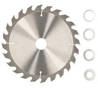 KOTARBAU® Disco de corte para madera, 24 dientes, Ø 230 mm, Disco de cierra circular, Hoja de sierra, Discos de corte, Hojas de sierra de acero duro, Incluye 4 anillos de reducción