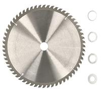 KOTARBAU® Disco de corte para madera, 60 dientes, Ø 250 mm, Disco de cierra circular, Hoja de sierra, Discos de corte, Hojas de sierra de acero duro, Incluye 4 anillos de reducción