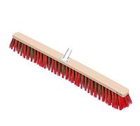 KOTARBAU® Escoba - 85 cm - Natural - Cepillo Barrendero - Jardín de Escoba Exterior - Escobon de Barrer - sin Mango - Cepillo Industrial - Madera PVC