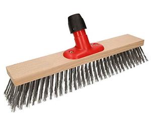 KOTARBAU Escoba de Alambre, Madera, Rojo, 370 mm