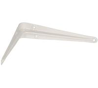KOTARBAU® Escuadra para estanterías y baldas, 150 x 125 mm, Soporte de Acero, Blanco, Soporte de Esquina, Soporte metálico de Pared, Base para estantes