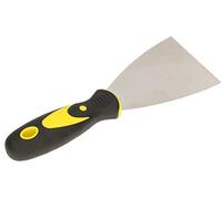 KOTARBAU® Espátula para pintor, Espátula de acero inoxidable 80 mm, Espátula con mango de goma, Espatúla masilla, yeso, Espátula rascador, Espátula universal, Espátulas de pintor