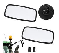KOTARBAU® Espejo De Tractor Universal 28,5 X 15,5 cm 2 Piezas | Retrovisor Tractor Agrícola | Espejo Para Maquinaria Agrícola | Espejo Ajustable Tractor | Espejo De PVC | Espejo Excavador