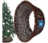 KOTARBAU® Falda para árbol de Navidad Ø 50 cm Base para arbol Navidad Collar de Mimbre marrón Cesta de ratán para arbol de Navidad Funda de Ratan para Árbol Cesta de Mimbre Cubre Pie árbol