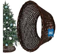 KOTARBAU® Falda para árbol de Navidad Ø 60 cm Base para arbol Navidad Collar de Mimbre marrón Cesta de ratán para arbol de Navidad Funda de Ratan para Árbol Cesta de Mimbre Cubre Pie árbol