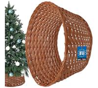 KOTARBAU® Falda para árbol de Navidad Ø 60 cm Base para arbol Navidad Collar de Mimbre Natural Cesta de ratán para arbol de Navidad Funda de Ratan para Árbol Cesta de Mimbre Cubre Pie árbol