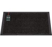 KOTARBAU® Felpudo de PVC y moqueta, 40x60cm, Alfombrilla de puerta, Felpudo para entrada, Antideslizante, Negro, Felpudo rectangular, Antracita, Alfombrilla acolchada, Felpudo con moqueta atrapa-polvo