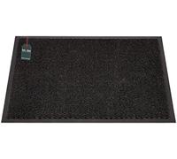 KOTARBAU® Felpudo de PVC y moqueta, 60x80cm, Alfombrilla de puerta, Felpudo para entrada, Antideslizante, Negro, Felpudo rectangular, Antracita, Alfombrilla acolchada, Felpudo con moqueta atrapa-polvo