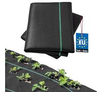 KOTARBAU® Fieltro para malas hierbas para jardín, 3,2 x 10 m, 70 g/m², polipropileno, color negro, permeable al agua, extremadamente resistente a la rotura, para jardín, vellón de jardín contra malas