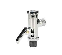 KOTARBAU® Fluxómetro 3/4", Fluxor cromado, Sistema de descarga de agua para inodoros, urinarios y grifos, Fluxor para inodoro con rosca 3/4, Fluxor con palanca, Grifo de inodoro