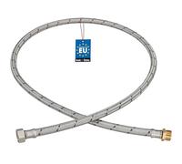 KOTARBAU® Latiguillo de Fontanería 3/8"x3/8", Latiguillo Grifo Cocina 120cm | Latiguillo Grifo Lavabo, Macho x Hembra, Manguera de Conexión Flexible, Latiguillo de Grifo Flexible, Acero Inoxidable